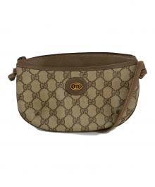 GUCCI（グッチ）の古着「OLD GGプラス ショルダーバッグ 904.02.020」｜ベージュ