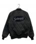 Schott (ショット) ONIONQUILTED JACKET OVAL CHENILLE LOGO 782-3252021 ブラック サイズ:M：13000円