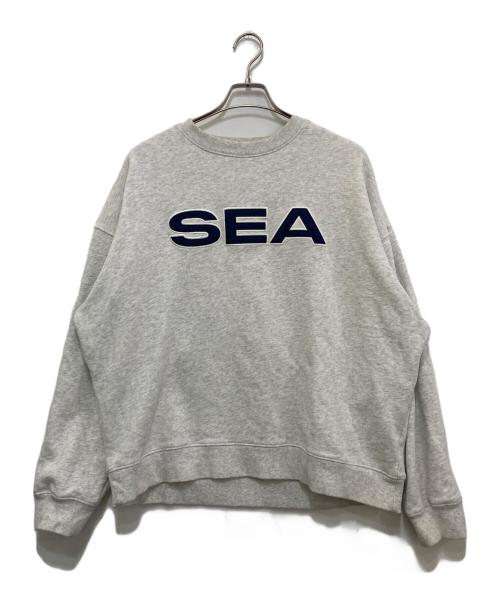WIND AND SEA（ウィンダンシー）WIND AND SEA (ウィンダンシー) SEA CREWNECK SWEATSHIRT グレー サイズ:Lの古着・服飾アイテム
