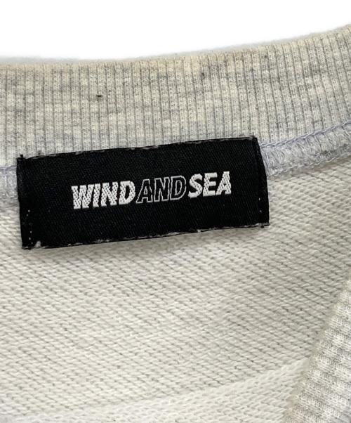 WIND AND SEA（ウィンダンシー）WIND AND SEA (ウィンダンシー) SEA CREWNECK SWEATSHIRT グレー サイズ:Lの古着・服飾アイテム
