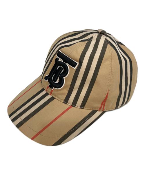 BURBERRY LONDON（バーバリーロンドン）BURBERRY LONDON (バーバリーロンドン) TBロゴ コットン キャップ ベージュ サイズ:Mの古着・服飾アイテム