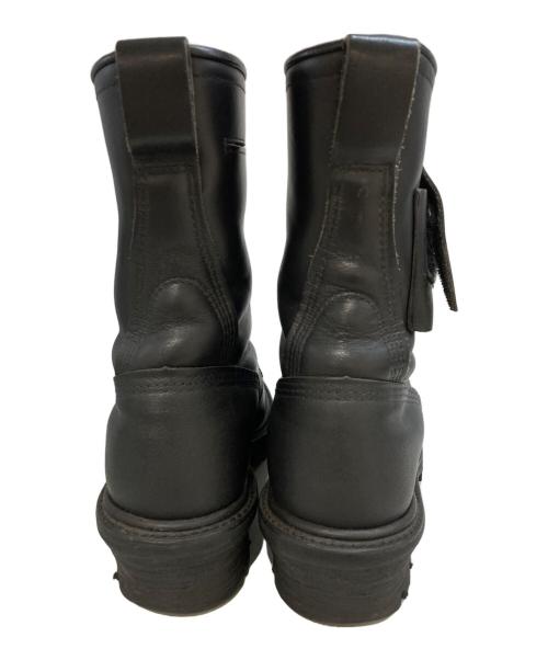 RED WING（レッドウィング）RED WING (レッドウィング) ナイフポケット付きロガーブーツ　8198 ブラック サイズ:不明(実寸をご参考下さい)の古着・服飾アイテム