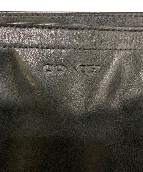 COACH（コーチ）COACH (コーチ) レザー2WAYバッグ ネイビーの古着・服飾アイテム