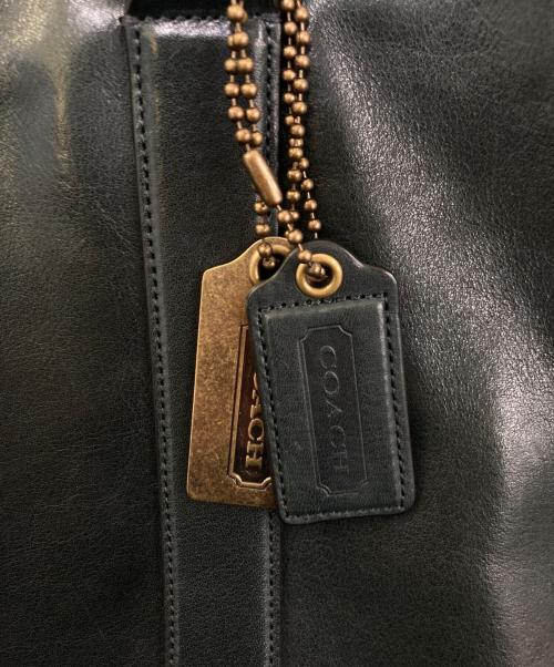 COACH（コーチ）COACH (コーチ) レザー2WAYバッグ ネイビーの古着・服飾アイテム