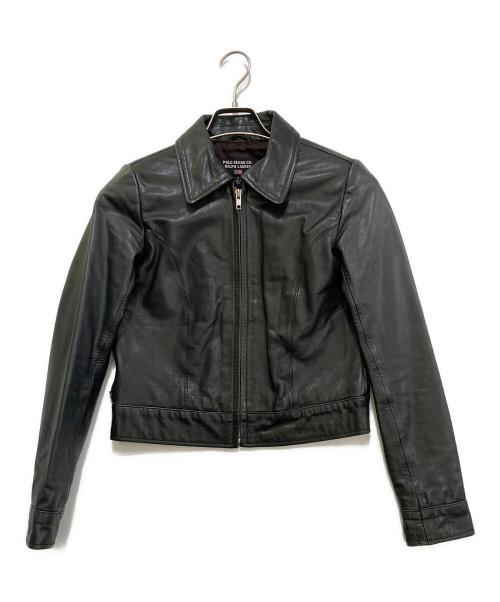 POLO JEANS CO.（ポロジーンズカンパニー）POLO JEANS CO. (ポロジーンズカンパニー) レザージャケット ブラック サイズ:Ｐの古着・服飾アイテム