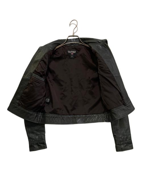 POLO JEANS CO.（ポロジーンズカンパニー）POLO JEANS CO. (ポロジーンズカンパニー) レザージャケット ブラック サイズ:Ｐの古着・服飾アイテム