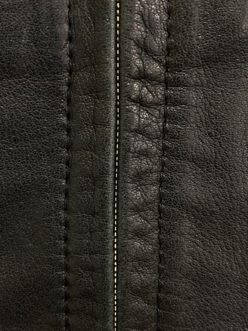 POLO JEANS CO.（ポロジーンズカンパニー）POLO JEANS CO. (ポロジーンズカンパニー) レザージャケット ブラック サイズ:Ｐの古着・服飾アイテム