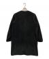 DANTON (ダントン) フリースカラーレスコート　JD-8992 ブラック サイズ:38：9000円