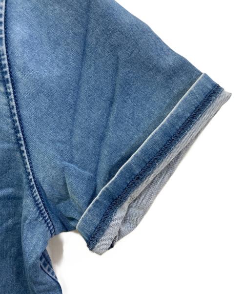 DIESEL（ディーゼル）DIESEL (ディーゼル) D-BIGGOR-NE TRACK DENIM T-SHIRT　069YN インディゴ サイズ:XXLの古着・服飾アイテム