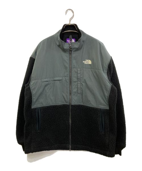 THE NORTHFACE PURPLELABEL（ザ・ノースフェイス パープルレーベル）THE NORTHFACE PURPLELABEL (ザ・ノースフェイス パープルレーベル) Field Denali Jacket ブラック×グレー サイズ:XLの古着・服飾アイテム