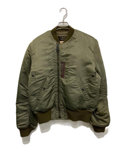 C.A.B.CLOTHING（キャブクロージング）C.A.B.CLOTHING (キャブクロージング) B-15B フライトジャケット カーキ サイズ:40の古着・服飾アイテム