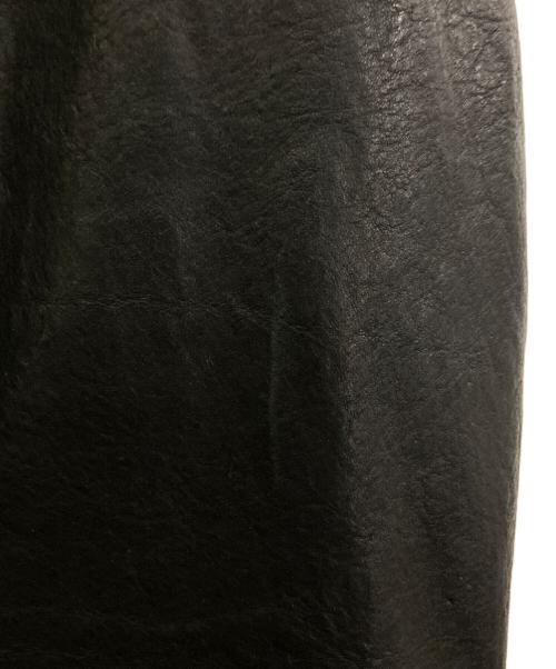 ISAMU KATAYAMA BACKLASH（イサムカタヤマ・バックラッシュ）ISAMU KATAYAMA BACKLASH (イサムカタヤマ・バックラッシュ) イタリアンショルダー0.6mm製品染めフーディージャケット ブラック サイズ:3の古着・服飾アイテム