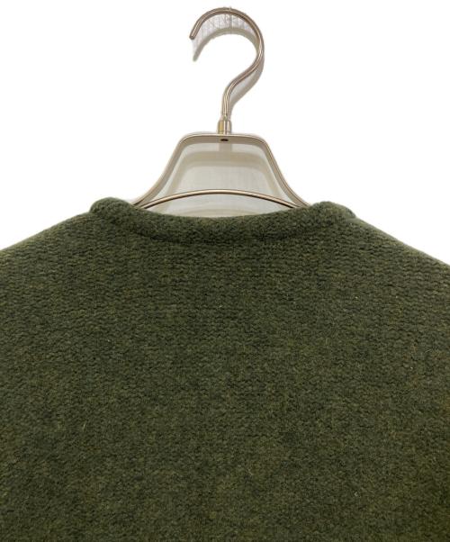 J.CREW（ジェイクルー）J.CREW (ジェイクルー) 90's ジップアップニットジャケット オリーブ サイズ:Lの古着・服飾アイテム