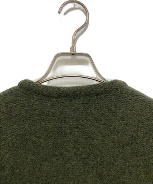 J.CREW（ジェイクルー）J.CREW (ジェイクルー) 90's ジップアップニットジャケット オリーブ サイズ:Lの古着・服飾アイテム