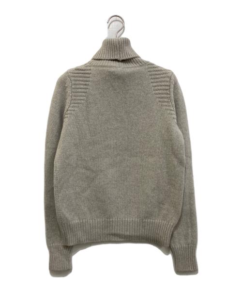 JIL SANDER（ジルサンダー）JIL SANDER (ジルサンダー) ウールカシミヤタートルネックニット グレー サイズ:34の古着・服飾アイテム