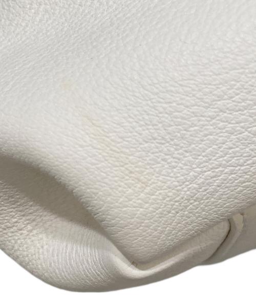 Salvatore Ferragamo（サルヴァトーレ フェラガモ）Salvatore Ferragamo (サルヴァトーレ フェラガモ) ガンチーニストラップワンハンドルバッグ　A911 アイボリーの古着・服飾アイテム