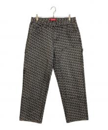 SUPREME（シュプリーム）の古着「Monogram Double Knee Denim Painter Pant」｜グレー