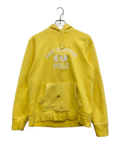 POLO RALPH LAUREN（ポロ・ラルフローレン）POLO RALPH LAUREN (ポロ・ラルフローレン) プルオーバーパーカー イエロー サイズ:Mの古着・服飾アイテム