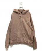 KITH×Wilson Williamsキス）の古着「IV Hoodie ハーフボタンパーカー」｜ピンク