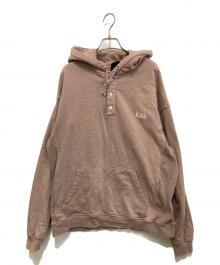 KITH×Wilson Williams（キス）の古着「IV Hoodie ハーフボタンパーカー」｜ピンク