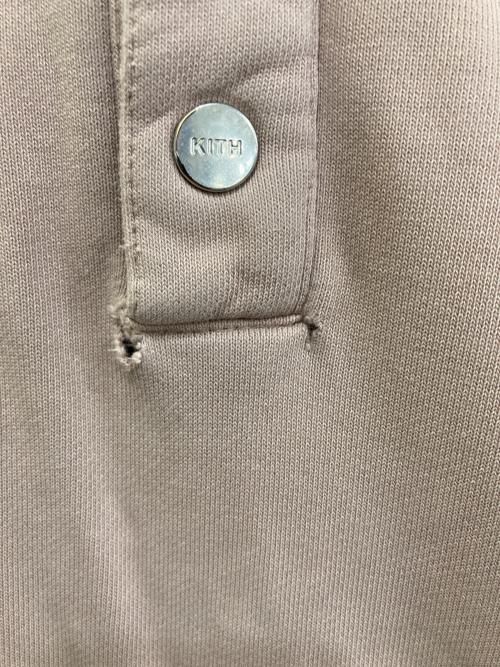 KITH（キス）KITH (キス) Wilson Williams IV Hoodie ハーフボタンパーカー ピンク サイズ:XLの古着・服飾アイテム