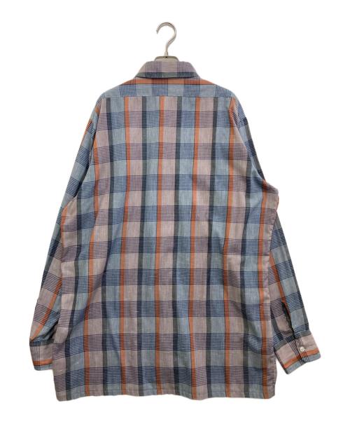 SOVEREIGN（ソブリン）SOVEREIGN (ソブリン) チェックシャツ パープル サイズ:XLの古着・服飾アイテム