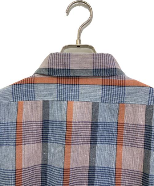 SOVEREIGN（ソブリン）SOVEREIGN (ソブリン) チェックシャツ パープル サイズ:XLの古着・服飾アイテム