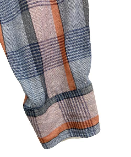 SOVEREIGN（ソブリン）SOVEREIGN (ソブリン) チェックシャツ パープル サイズ:XLの古着・服飾アイテム