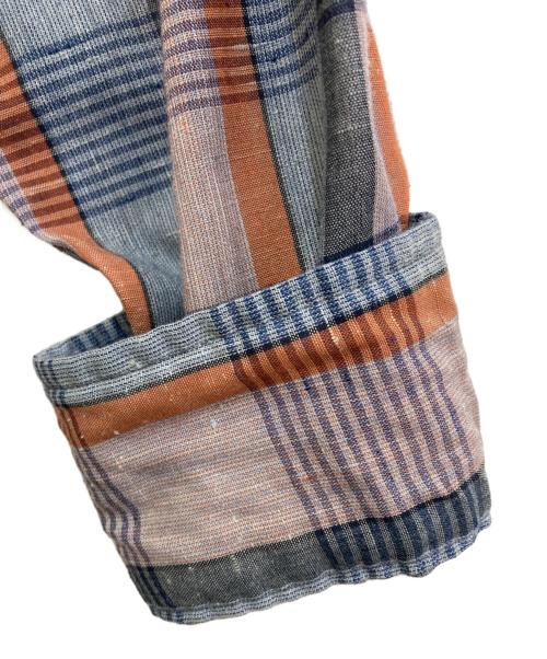 SOVEREIGN（ソブリン）SOVEREIGN (ソブリン) チェックシャツ パープル サイズ:XLの古着・服飾アイテム