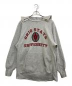 Champion REVERSE WEAVEチャンピオン リバース ウィーブ）の古着「90`sカレッジプリントパーカー」｜グレー