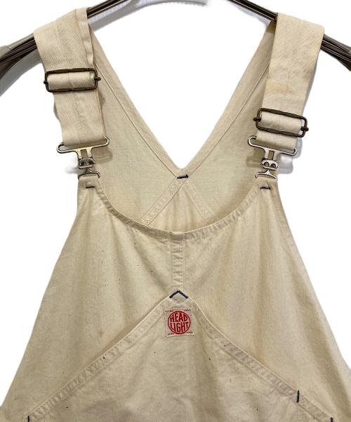 HEADLIGHT（ヘッドライト）HEADLIGHT (ヘッドライト) オーバーオール ベージュ サイズ:不明(実寸をご参考下さい)の古着・服飾アイテム