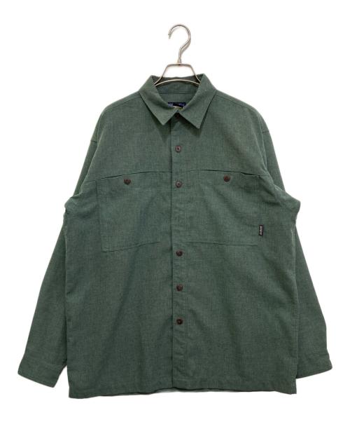 Patagonia（パタゴニア）Patagonia (パタゴニア) オーガニックコットン ファリアーズシャツ グリーン サイズ:Mの古着・服飾アイテム