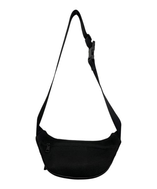 DIESEL（ディーゼル）DIESEL (ディーゼル) オーバルDレザーショルダーバッグ　X09924 ブラックの古着・服飾アイテム