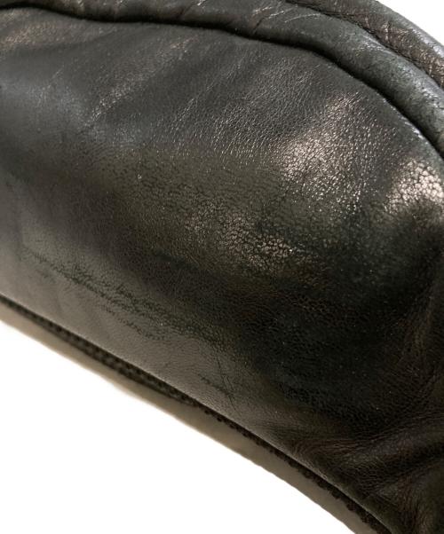 DIESEL（ディーゼル）DIESEL (ディーゼル) オーバルDレザーショルダーバッグ　X09924 ブラックの古着・服飾アイテム