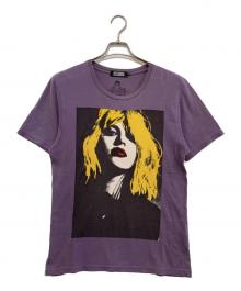 Hysteric Glamour（ヒステリックグラマー）の古着「プリントTシャツ　0241CT30」｜パープル