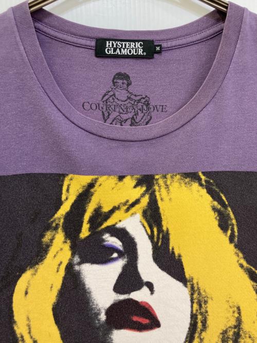Hysteric Glamour（ヒステリックグラマー）Hysteric Glamour (ヒステリックグラマー) プリントTシャツ　0241CT30 パープル サイズ:Mの古着・服飾アイテム