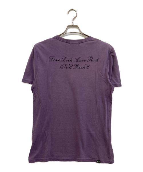 Hysteric Glamour（ヒステリックグラマー）Hysteric Glamour (ヒステリックグラマー) プリントTシャツ　0241CT30 パープル サイズ:Mの古着・服飾アイテム
