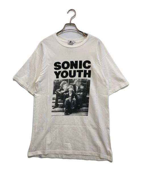 Hysteric Glamour（ヒステリックグラマー）Hysteric Glamour (ヒステリックグラマー) SONIC YOUTH/HER!WHERE Tシャツ　02211CT08 ホワイト サイズ:Mの古着・服飾アイテム