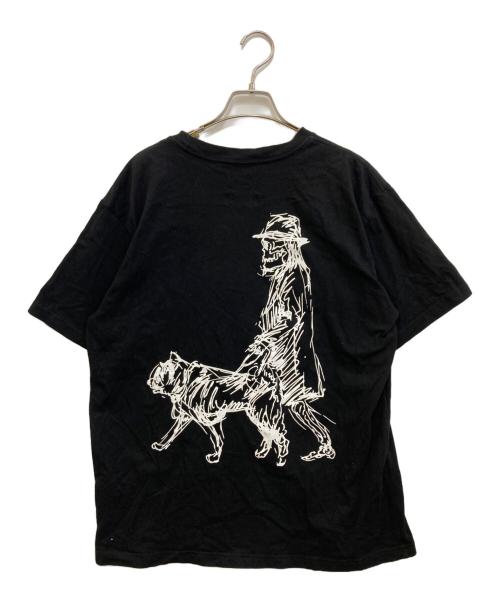 New Era（ニューエラ）New Era (ニューエラ) YOHJI YAMAMOTO (ヨウジヤマモト) SS COTTON TEE YY D　HN-T98-082 ブラック サイズ:XLの古着・服飾アイテム
