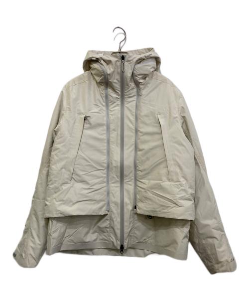 DESCENTE ALLTERRAIN（デザイント オルテライン）DESCENTE ALLTERRAIN (デザイント オルテライン) TRANSFORM DOWN COAT ホワイト サイズ:Mの古着・服飾アイテム