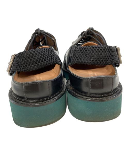 EMPORIO ARMANI（エンポリオアルマーニ）EMPORIO ARMANI (エンポリオアルマーニ) ウイングチップレザーシューズ ブラック サイズ:8の古着・服飾アイテム