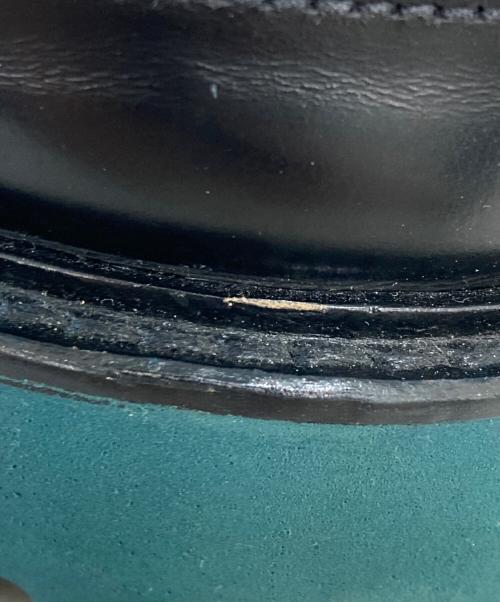 EMPORIO ARMANI（エンポリオアルマーニ）EMPORIO ARMANI (エンポリオアルマーニ) ウイングチップレザーシューズ ブラック サイズ:8の古着・服飾アイテム