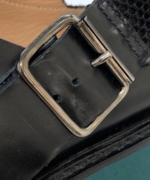 EMPORIO ARMANI（エンポリオアルマーニ）EMPORIO ARMANI (エンポリオアルマーニ) ウイングチップレザーシューズ ブラック サイズ:8の古着・服飾アイテム