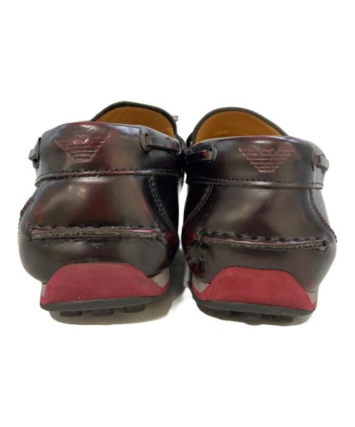 EMPORIO ARMANI（エンポリオアルマーニ）EMPORIO ARMANI (エンポリオアルマーニ) ローファー ブラウン サイズ:7の古着・服飾アイテム