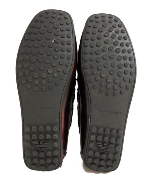 EMPORIO ARMANI（エンポリオアルマーニ）EMPORIO ARMANI (エンポリオアルマーニ) ローファー ブラウン サイズ:7の古着・服飾アイテム