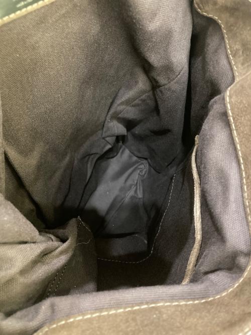 GIORGIO ARMANI（ジョルジョアルマーニ）GIORGIO ARMANI (ジョルジョアルマーニ) 転写プリントバックパック ブラウンの古着・服飾アイテム