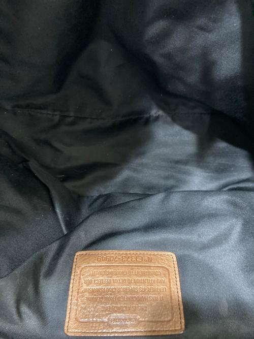 COACH（コーチ）COACH (コーチ) レザーショルダーバッグ ブラウンの古着・服飾アイテム