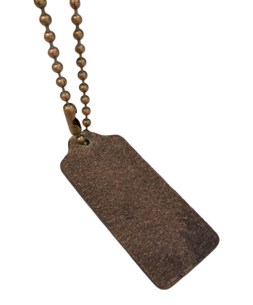 COACH（コーチ）COACH (コーチ) レザーショルダーバッグ ブラウンの古着・服飾アイテム