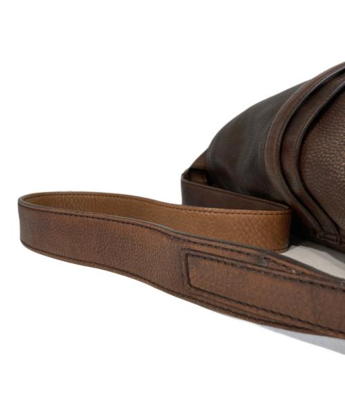 COACH（コーチ）COACH (コーチ) レザーショルダーバッグ ブラウンの古着・服飾アイテム