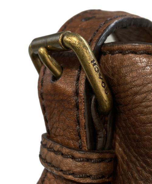 COACH（コーチ）COACH (コーチ) レザーショルダーバッグ ブラウンの古着・服飾アイテム